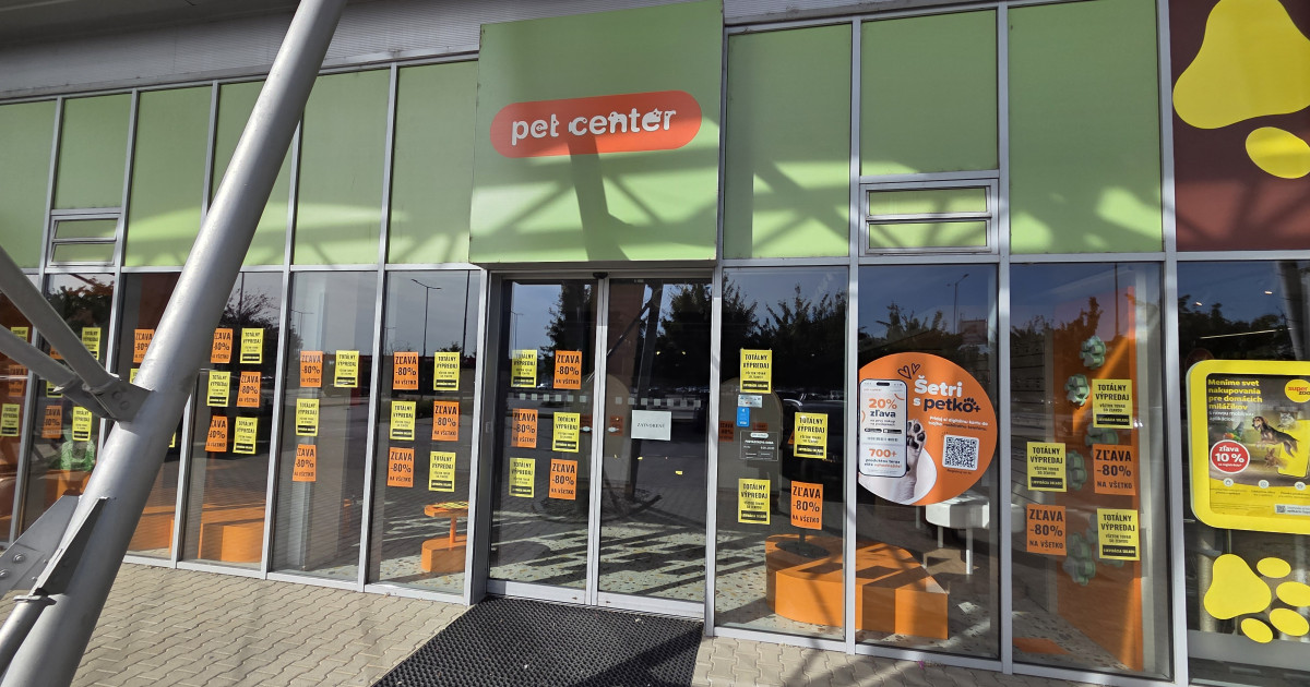 Definitívny koniec: Pet Center zatvoril v Trnave aj svoju druhú predajňu, zákazníci si už nenakúpia